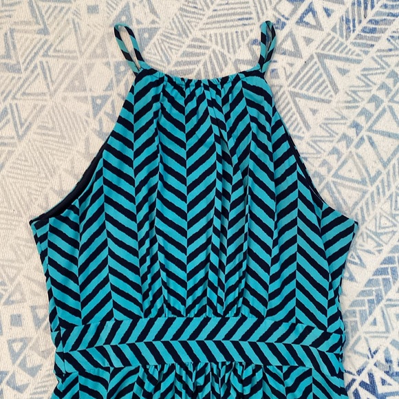 LOFT Turquoise Maxi Dress - Picture 6 of 6